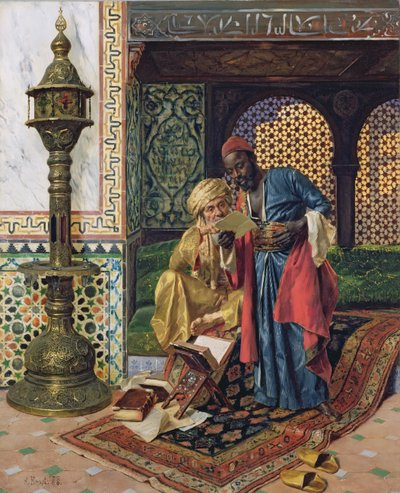 La lettera, 1888 da Rudolphe Ernst
